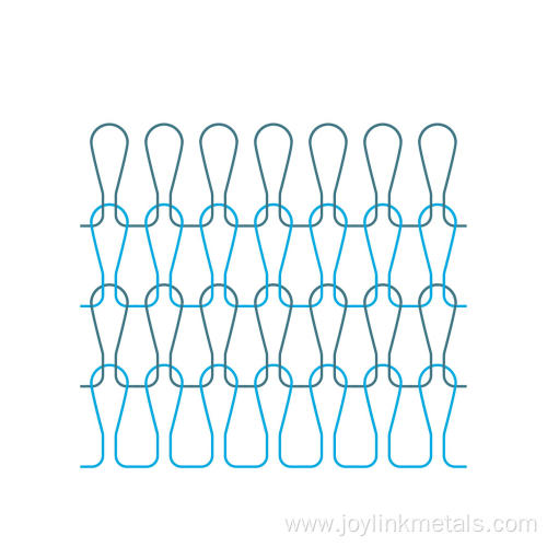 Copper ginning knitted wire mesh